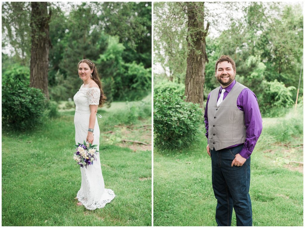 Minnesota lavendar countryside wedding by Karen Feder Photography www.karenfederphotography.com