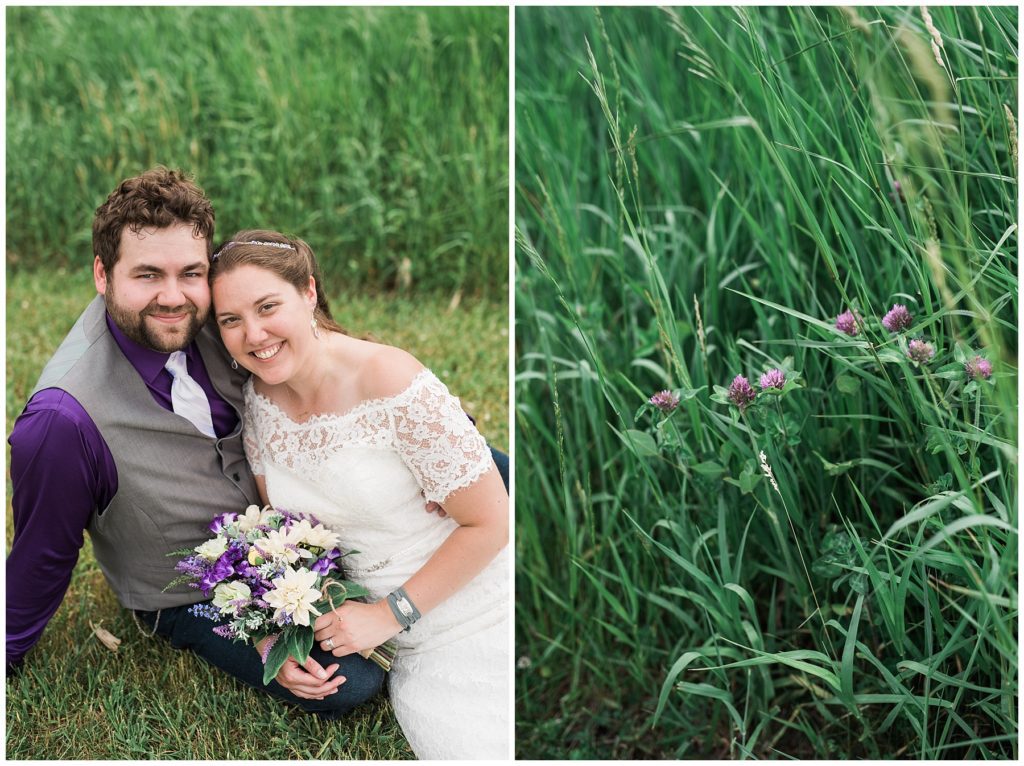 Minnesota lavendar countryside wedding by Karen Feder Photography www.karenfederphotography.com