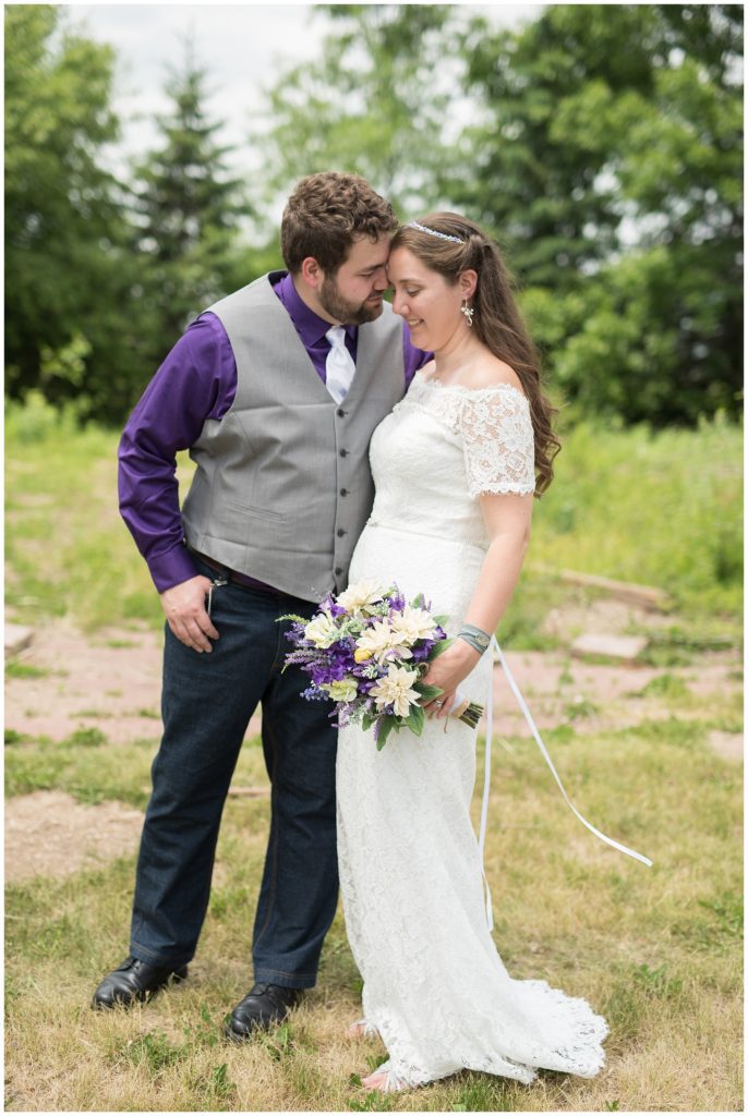 Minnesota lavendar countryside wedding by Karen Feder Photography www.karenfederphotography.com