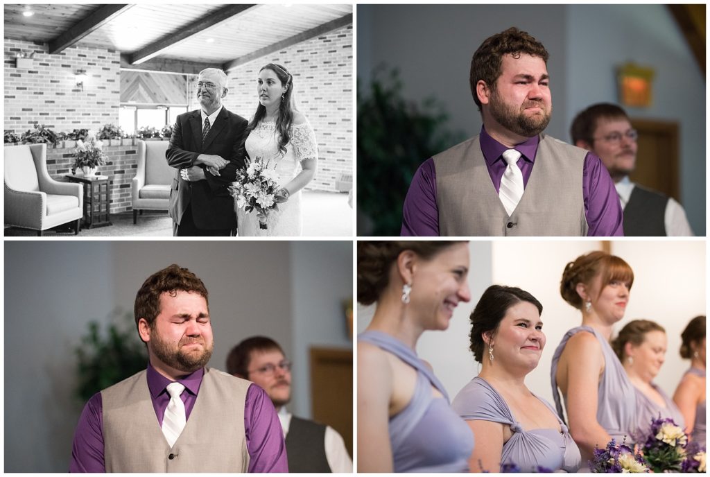 Minnesota lavendar countryside wedding by Karen Feder Photography www.karenfederphotography.com