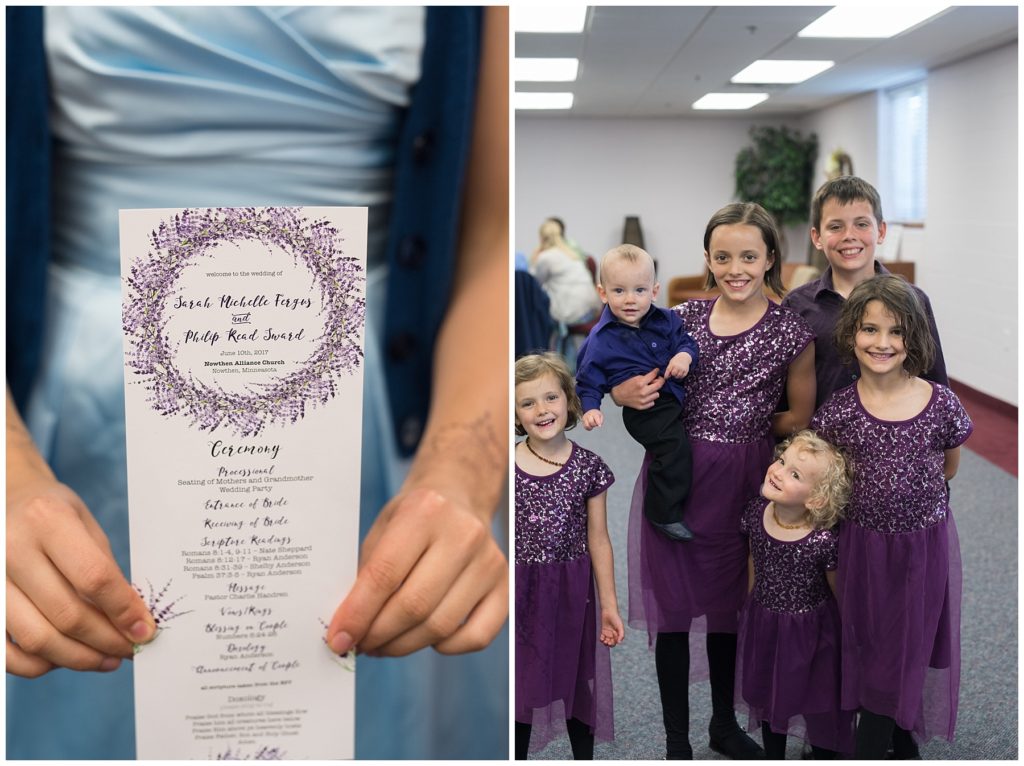 Minnesota lavendar countryside wedding by Karen Feder Photography www.karenfederphotography.com