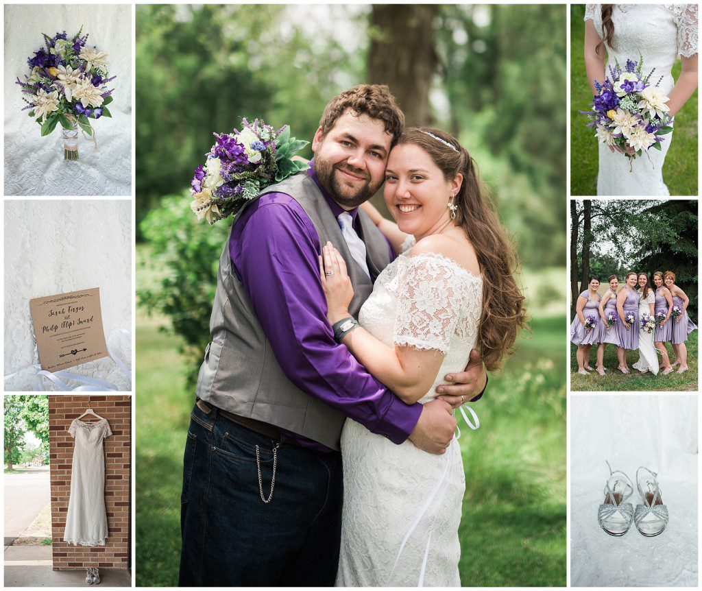 Minnesota lavendar countryside wedding by Karen Feder Photography www.karenfederphotography.com