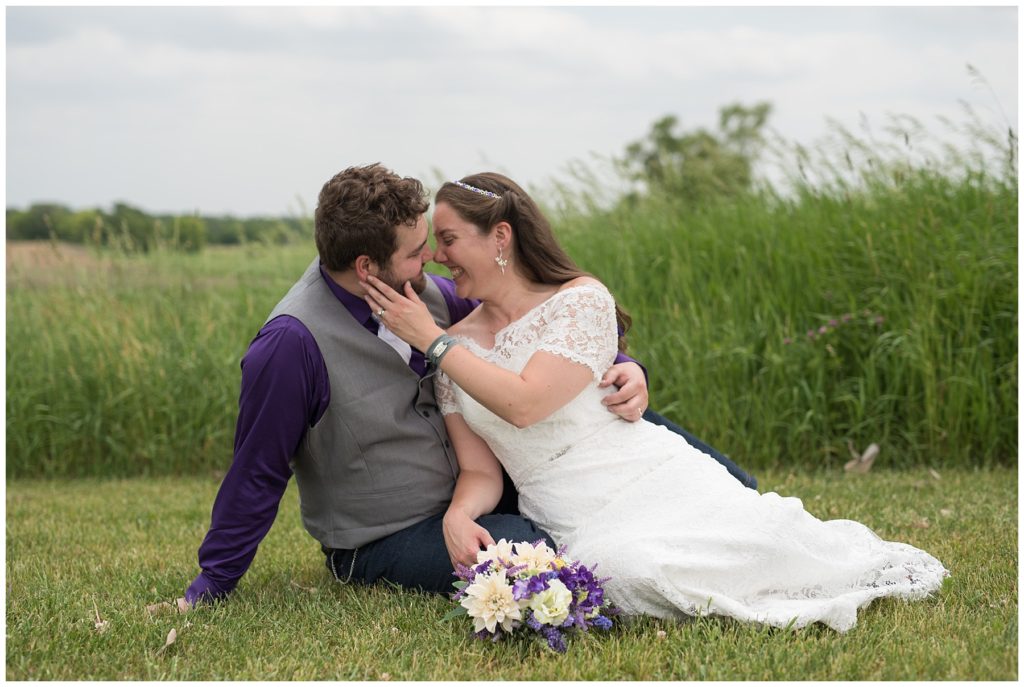 Minnesota lavendar countryside wedding by Karen Feder Photography www.karenfederphotography.com