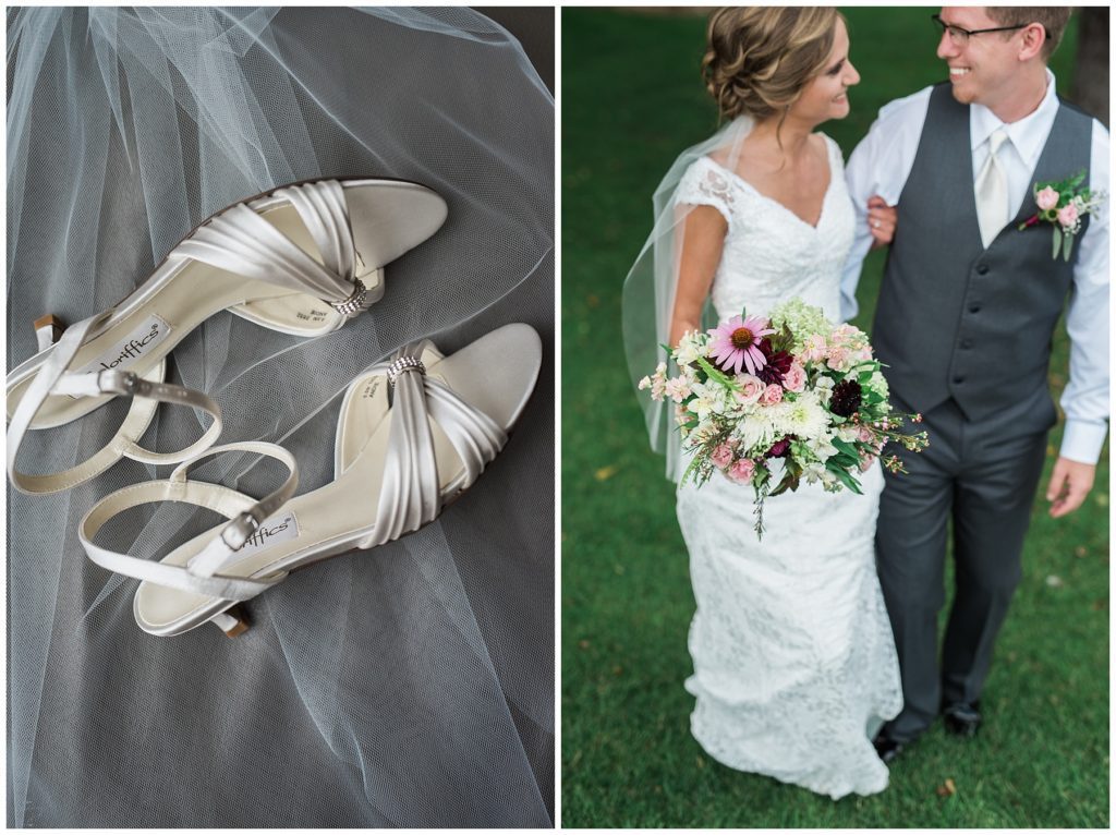 Elegant Pastel Wildflower wedding at Rochester Art Center www.karenfederphotography.com