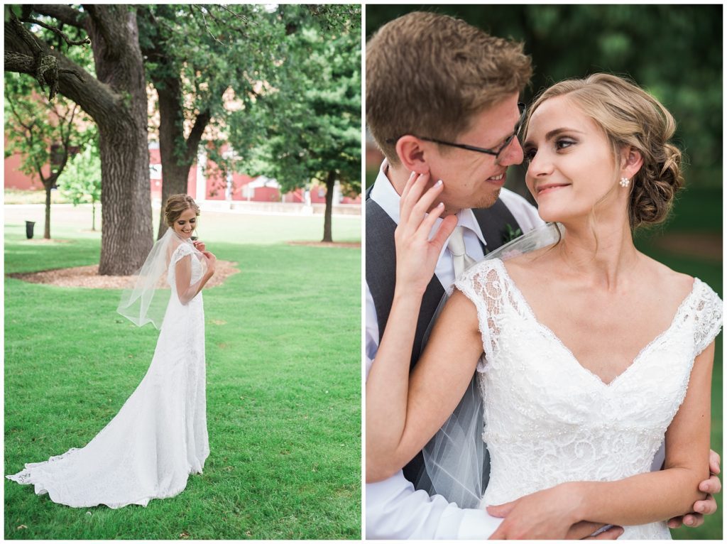 Elegant Pastel Wildflower wedding at Rochester Art Center www.karenfederphotography.com