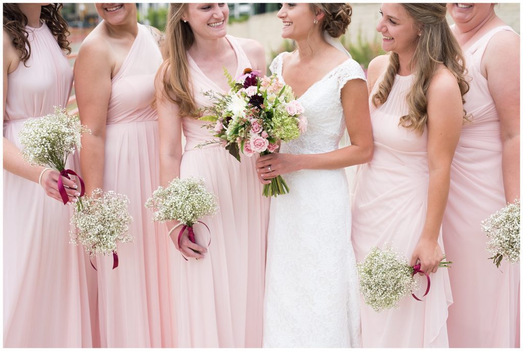 Elegant Pastel Pink wedding at Rochester Art Center www.karenfederphotography.com