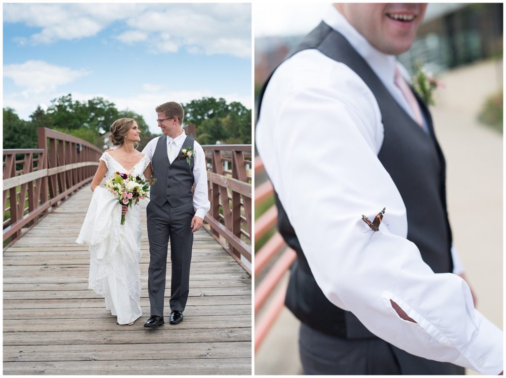Elegant Pastel wedding at Rochester Art Center www.karenfederphotography.com