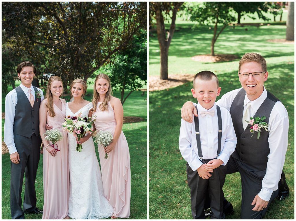 Elegant Pastel Wildflower wedding at Rochester Art Center www.karenfederphotography.com