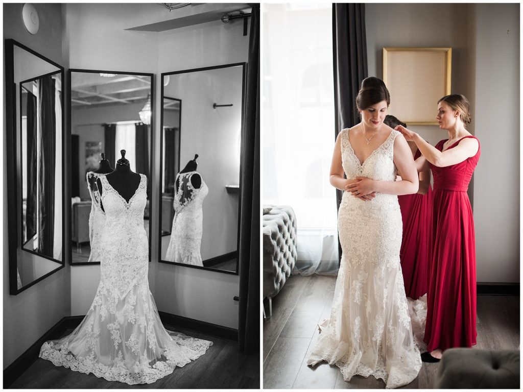 Winter Minneapolis Lumber Exchange Wedding