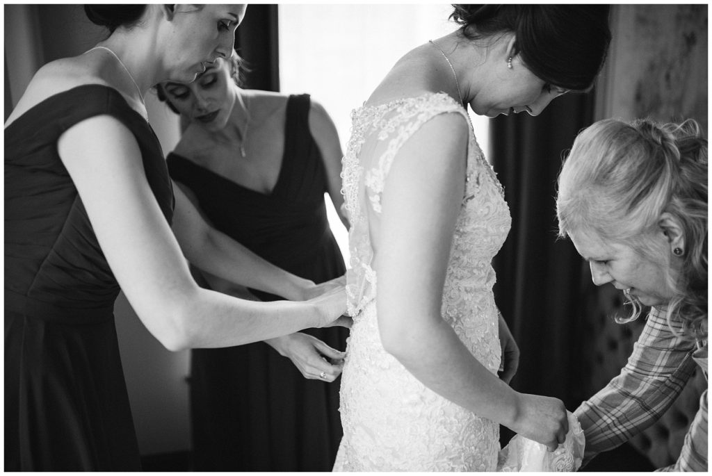 Winter Minneapolis Lumber Exchange Wedding