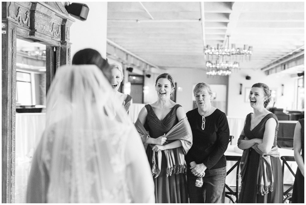 Winter Minneapolis Lumber Exchange Wedding by Karen Feder Photography