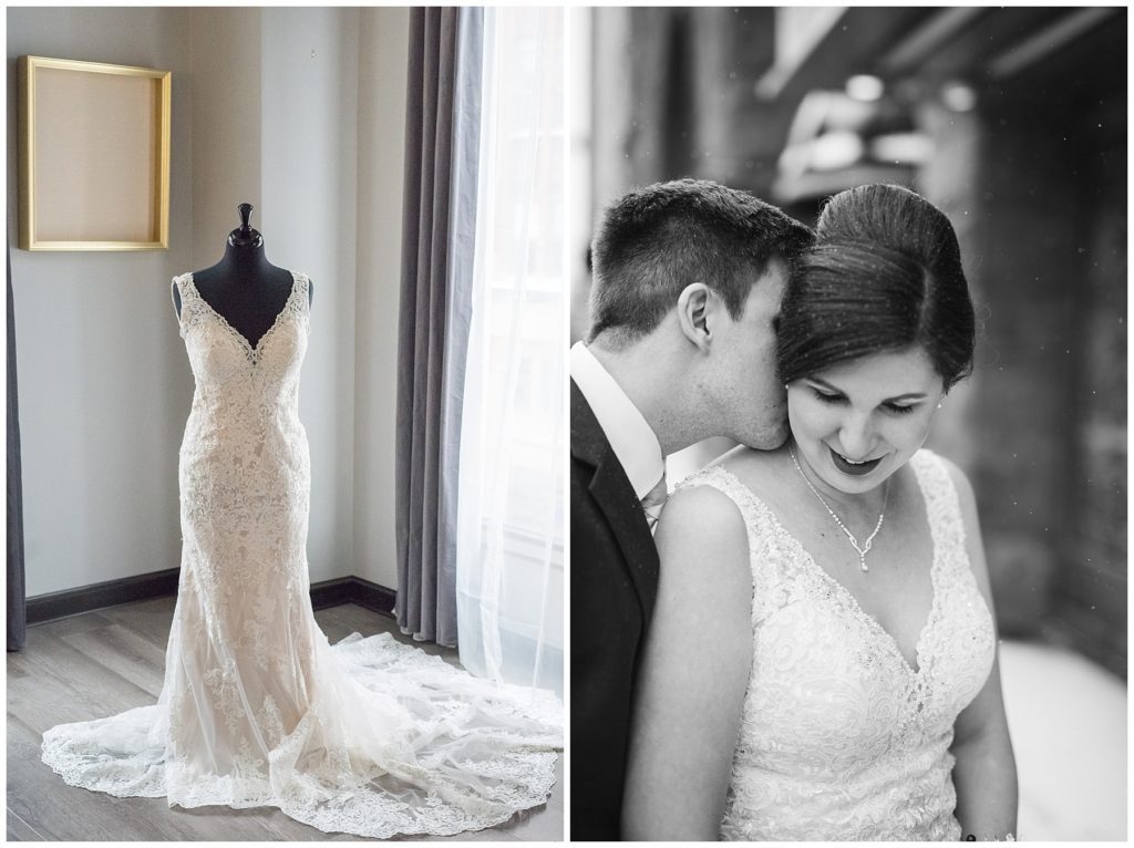 Minneapolis Red and Grey Lumber Exchange Wedding by Karen Feder Photography