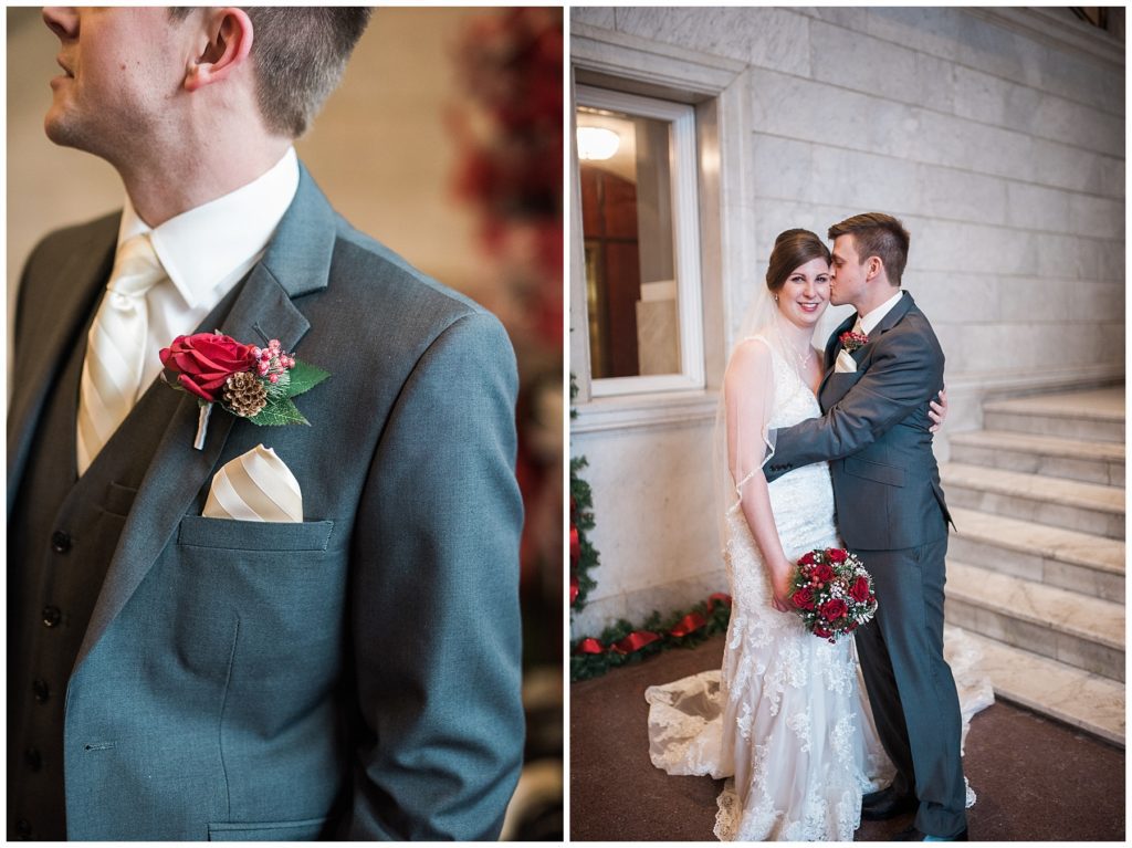 Minneapolis Red and Grey Lumber Exchange Wedding by Karen Feder Photography