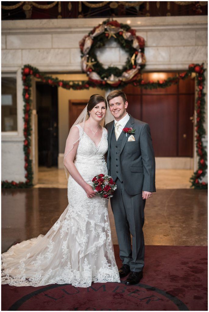 Minneapolis Red and Grey Lumber Exchange Wedding by Karen Feder Photography