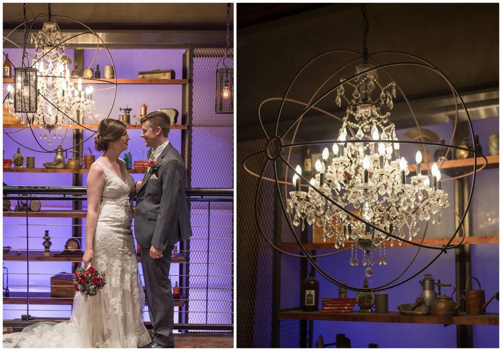 Minneapolis Red and Grey Lumber Exchange Wedding by Karen Feder Photography