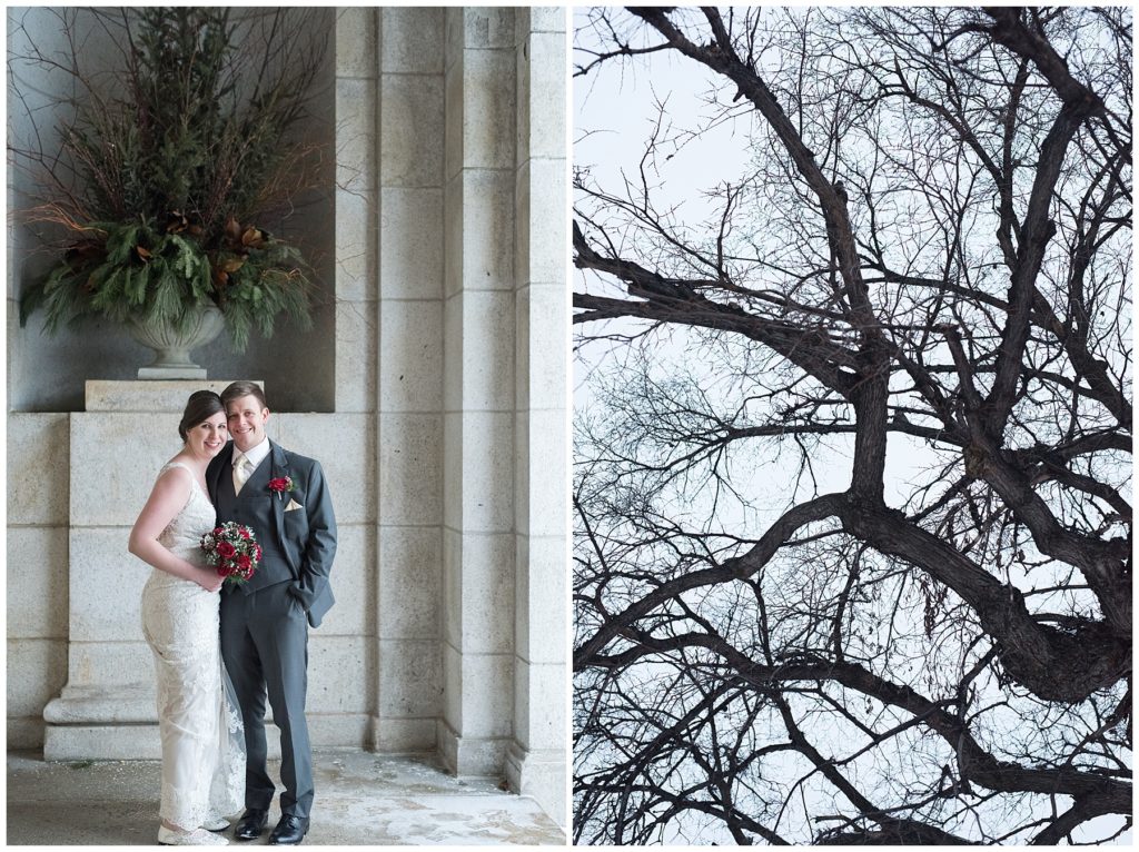 Basilica of St. Mary Minneapolis winter wedding by Karen Feder Photography