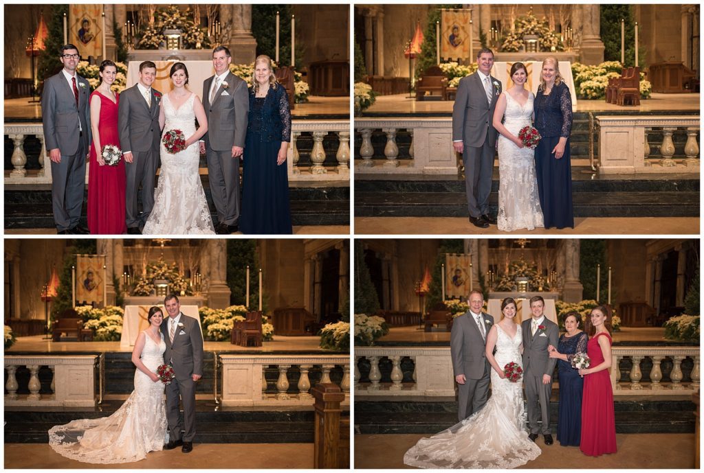 Basilica of St. Mary Minneapolis winter wedding by Karen Feder Photography