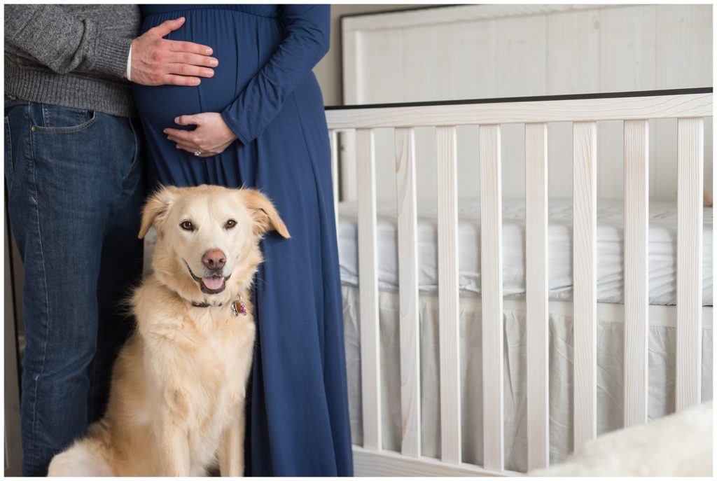 Winter Snow Maternity Session by Karen Feder Photography www.karenfederphotography.com