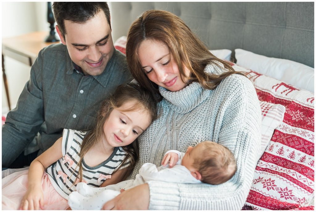 In home lifestyle newborn session by Karen Feder Photography www.karenfederphotography.com