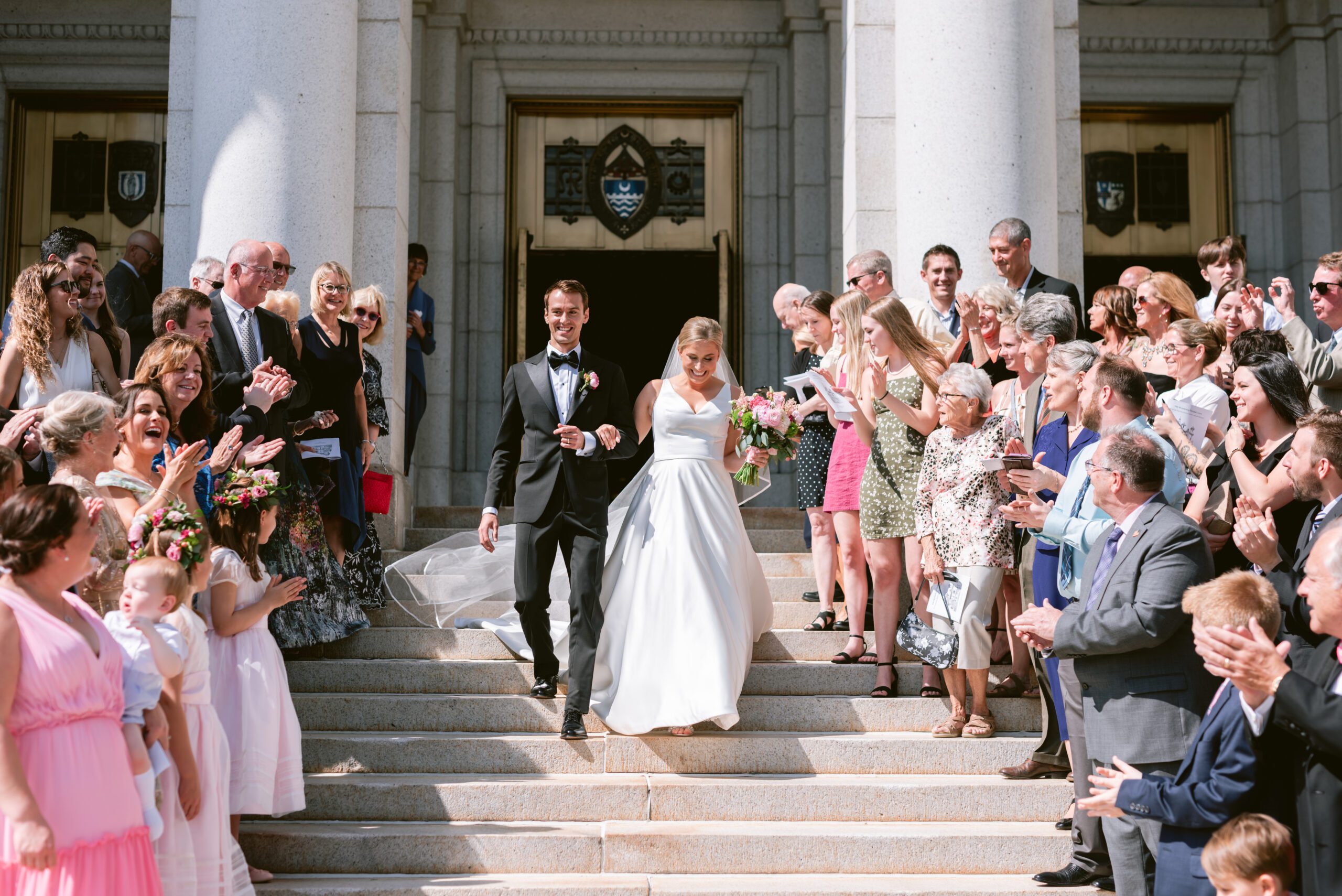 Minneapolis Basilica summer wedding