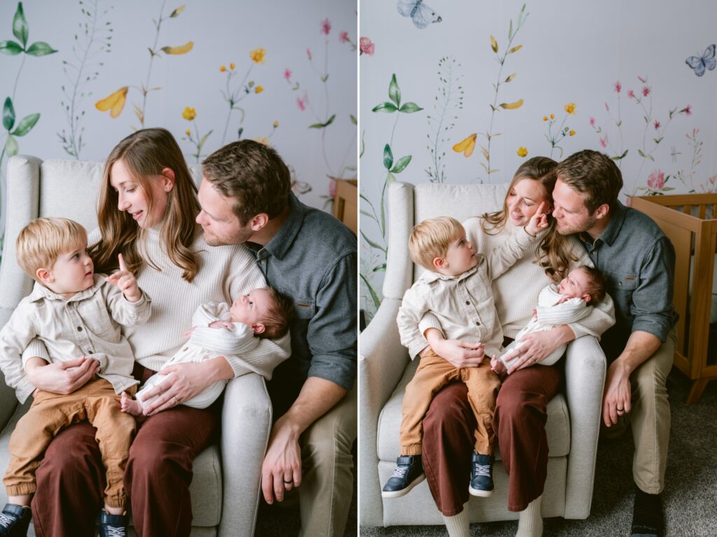 Family with newborn in Minneapolis, MN